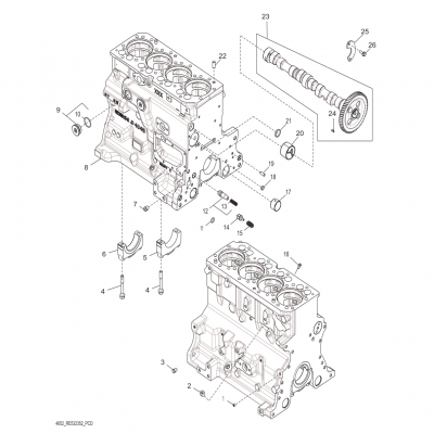 Group 46: Cylinder Block, continued  第46組：氣缸體，“GM93289,”“GM93285,”“GM91650,”“GM85414,”“GM85412,”“GM85410,”“GM51613,”